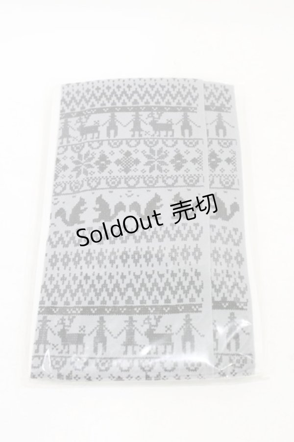 画像1: Candy Stripper / プリントタイツ  ノルディック/グレー H-25-09-02-1007-PU-ZA-KB-ZH (1)