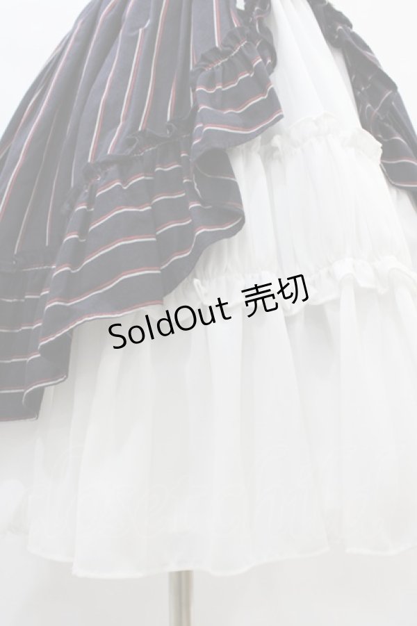 画像5: Millefleurs / レジメンタルジャンパースカート  ブラック H-25-09-02-1052-EL-OP-KB-ZH (5)