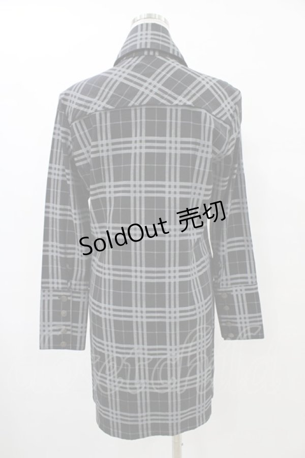 画像2: MIHO MATSUDA / ワンピース・モリス  黒×グレー H-25-09-02-1059-GO-OP-KB-ZH (2)