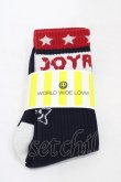 画像1: WORLD WIDE LOVE！(Rydia) / JAOYRIDERソックス  ネイビー H-25-09-02-1009-PU-ZA-KB-ZH (1)