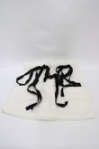 画像1: MILK / Wrap Ribbonレッグウォーマー  白 H-25-09-02-1018-ML-ZA-KB-ZH (1)