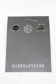 画像1: NieR Clothing / STAINLESSシエルピアス  シルバー H-25-09-02-1022-PU-AC-KB-ZH (1)