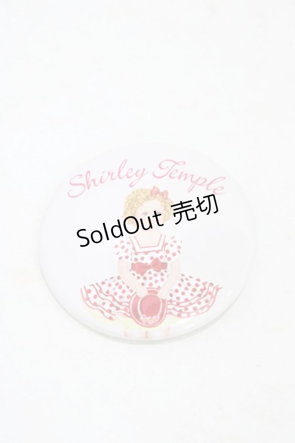 画像1: Shirley Temple / 缶バッジ  ピンク H-25-09-02-1023-ET-ZA-KB-ZH (1)