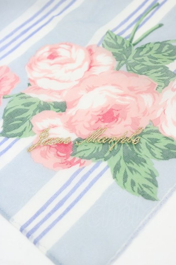 画像2: Jane Marple / ウォールペーパーローズブーケのスカーフ   H-25-09-02-1029-JM-ZA-KB-ZH (2)