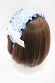 画像7: MILK / Poupeeワンピース＆ヘッドドレス  サックスギンガム H-25-09-02-1035-ML-OP-KB-ZH (7)