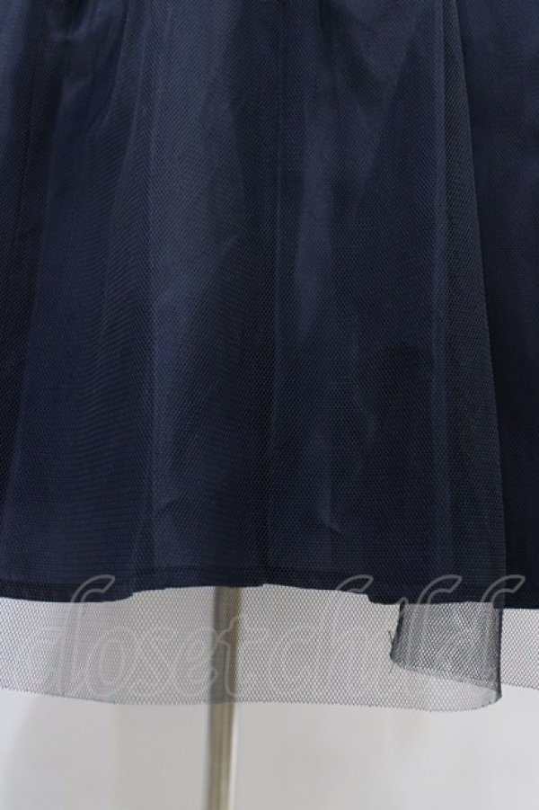 画像5: Vallee lys / "Frost Crystals"ワンピース  ネイビー H-25-09-02-1036-0-OP-KB-ZH (5)