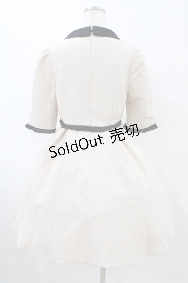 画像2: Rojita / ハートリングホワイトカラーワンピース Free ベージュ H-25-09-03-1032-LO-OP-NS-ZH (2)