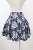 画像2: evelyn / 花柄スカート Free ネイビー H-25-09-03-1039-LO-SK-NS-ZH (2)