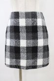 画像1: evelyn / チェック台形スカート Free ブラック H-25-09-03-1041-LO-SK-NS-ZH (1)