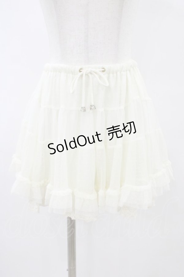 画像1: LIZ LISA / ドットチュールスカート Free 生成り H-25-09-03-1042-LO-SK-NS-ZH (1)