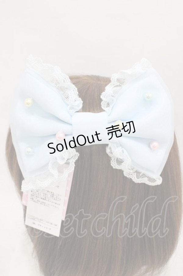 画像2: Angelic Pretty / カラフルパールバレッタ  サックス H-25-09-03-1008-AP-AC-NS-ZH (2)