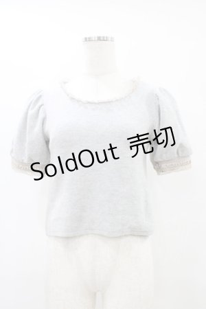 画像: evelyn / パフスリーブトップス Free グレー H-25-09-03-1055-LO-TO-NS-ZH