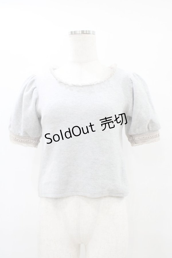 画像1: evelyn / パフスリーブトップス Free グレー H-25-09-03-1055-LO-TO-NS-ZH (1)