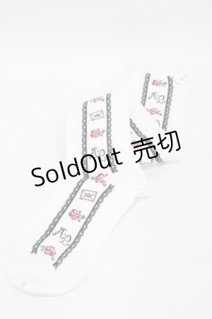 画像: ALICE and the PIRATES / Masquerade Theaterオーバーニーソックス  オフ H-25-09-03-1010-PA-ZA-NS-ZH