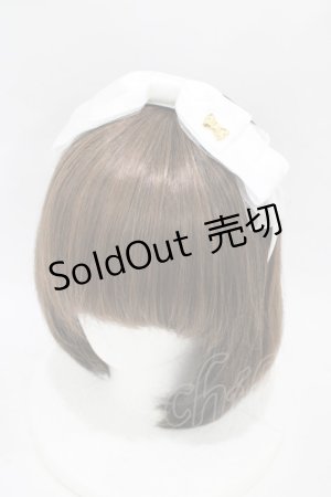 画像: Angelic Pretty / Tea Timeリボンカチューシャ  シロ H-25-09-03-1003-AP-AC-NS-ZH