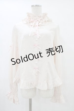 画像: Angelic Pretty / ファンシー襟フリルブラウス Free ピンク H-25-09-03-1019-AP-BL-NS-ZH