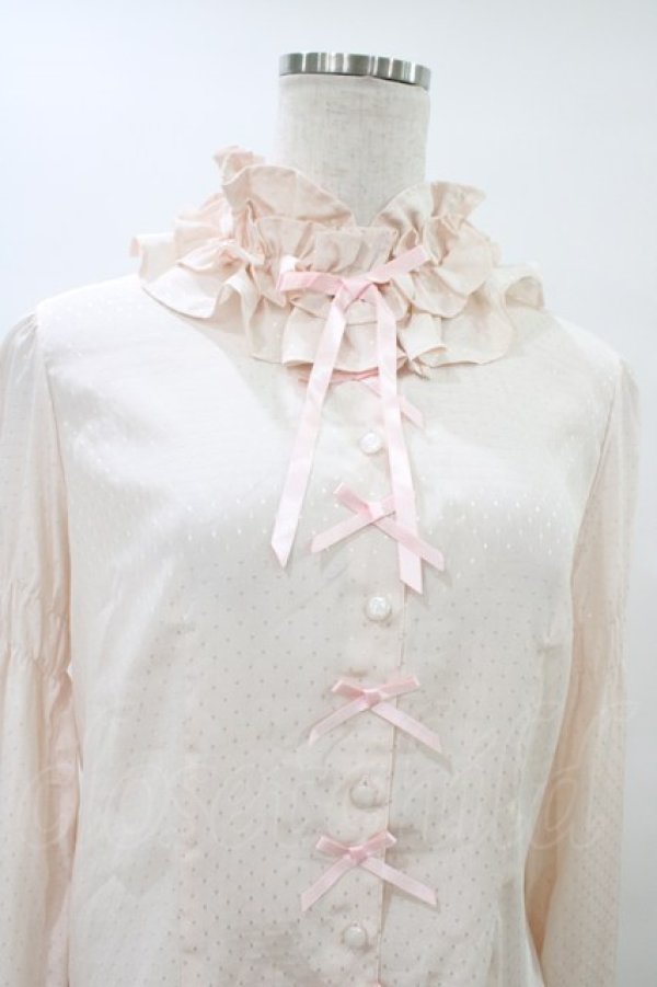 画像4: Angelic Pretty / ファンシー襟フリルブラウス Free ピンク H-25-09-03-1019-AP-BL-NS-ZH (4)