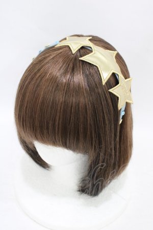 画像: Angelic Pretty / Astrologyカチューシャ  サックス H-25-09-03-1004-AP-AC-NS-ZH