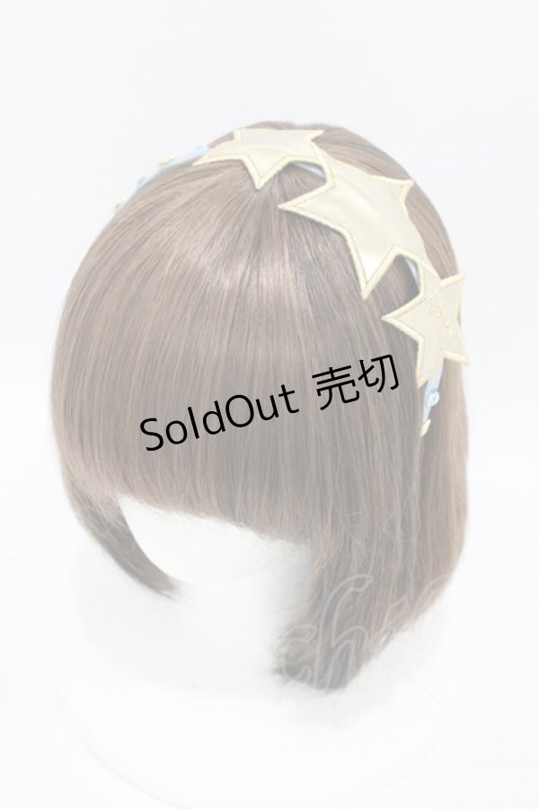 画像1: Angelic Pretty / Astrologyカチューシャ  サックス H-25-09-03-1004-AP-AC-NS-ZH (1)