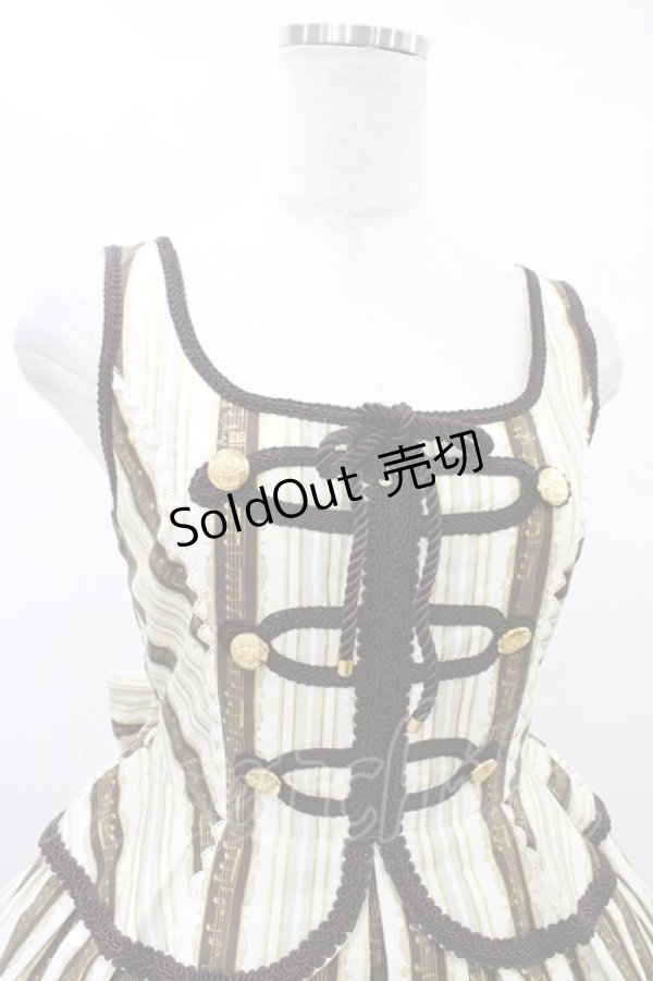 画像4: Angelic Pretty / カルテットショコラナポレオンジャンパースカート Free アイボリー H-25-09-03-1026-AP-OP-NS-ZH (4)