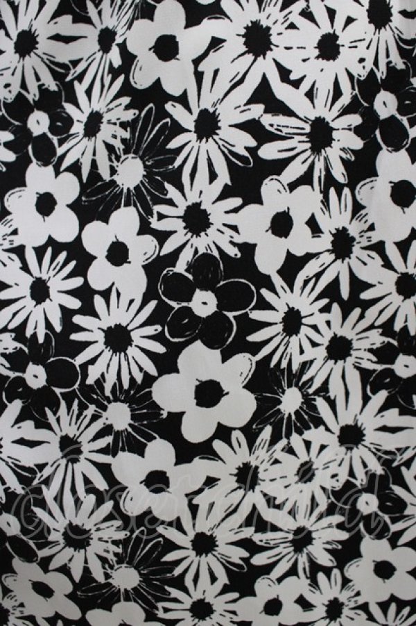 画像4: merry jenny / 2トーンフラワーシャツワンピース  ブラック H-25-09-04-028-LO-OP-KB-ZH (4)