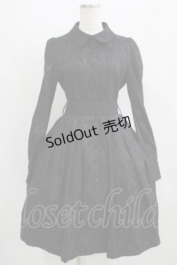 画像1: Sheglit / ジャガードタックワンピース  ブラック H-25-09-04-004-EL-OP-KB-ZH (1)