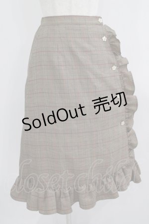 画像: MILK / ブラウニースカート  ブラウングレンチェック H-25-09-04-038-ML-SK-KB-ZH