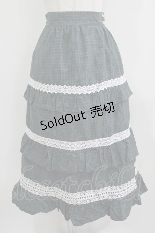 画像1: MILK / ルルヴェスカート　  エメラルド H-25-09-04-039-ML-SK-KB-ZH (1)