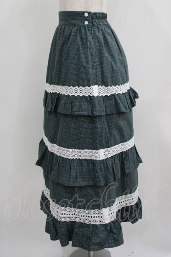 画像2: MILK / ルルヴェスカート　  エメラルド H-25-09-04-039-ML-SK-KB-ZH (2)