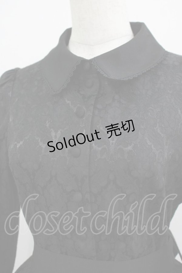 画像4: Sheglit / ジャガードタックワンピース  ブラック H-25-09-04-004-EL-OP-KB-ZH (4)