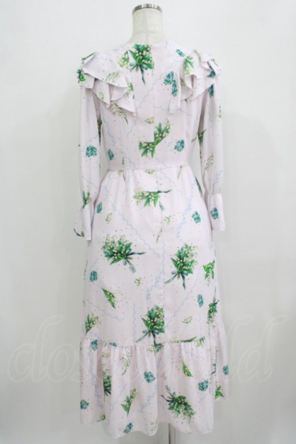 画像3: MILK / Lily bell long Dress  ベビーピンク H-25-09-04-043-ML-OP-KB-ZH (3)