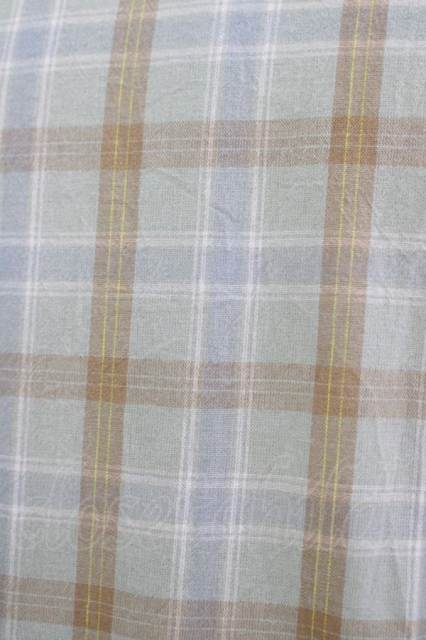 画像4: merry jenny / チェックフリルスリーブワンピース  グリーン H-25-09-04-046-LO-OP-KB-ZH (4)