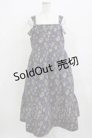 画像: Jane Marple / FOREST DELIGHTSマトラッセドレス  ネイビー H-25-09-04-049-JM-OP-KB-ZH