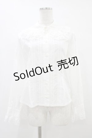 画像: BABY,THE STARS SHINE BRIGHT / ２重襟袖ピンタックブラウス Free オフ H-25-09-04-1035-BA-BL-NS-ZH