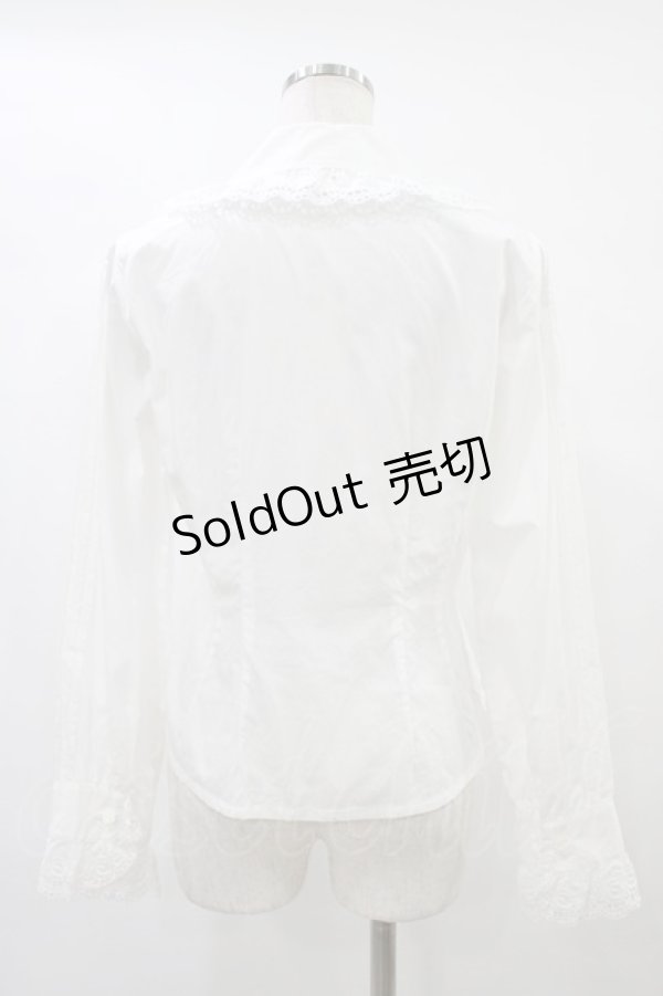 画像2: BABY,THE STARS SHINE BRIGHT / ２重襟袖ピンタックブラウス Free オフ H-25-09-04-1035-BA-BL-NS-ZH (2)