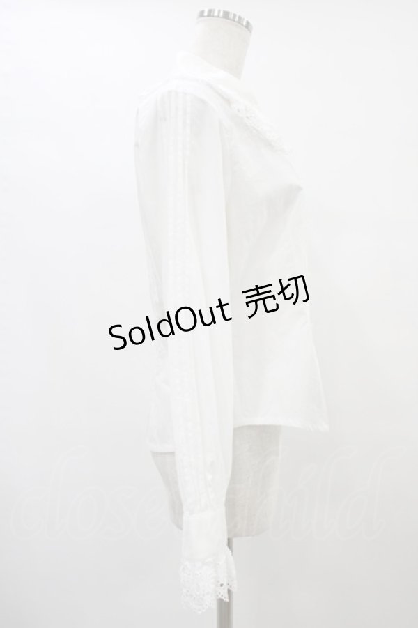 画像3: BABY,THE STARS SHINE BRIGHT / ２重襟袖ピンタックブラウス Free オフ H-25-09-04-1035-BA-BL-NS-ZH (3)