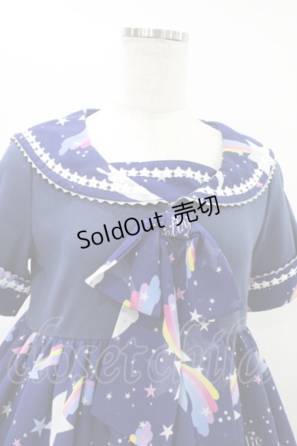 Angelic Pretty / Dream Skyカットワンピース Free ネイビー H
