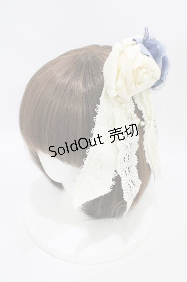 画像1: BABY,THE STARS SHINE BRIGHT / マリィ・アントワネット コサージュリボン  生成り H-25-09-04-1007-BA-AC-NS-ZH (1)