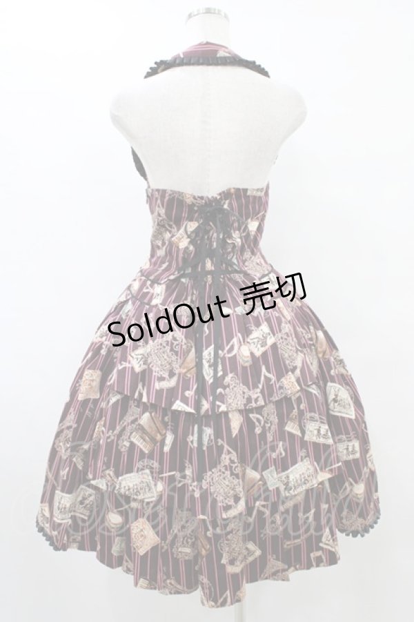 画像2: ALICE and the PIRATES / Teufel von Hameln柄ジャンパースカートII Free ロザリオ(ボルドー) H-25-09-04-1044-PA-OP-NS-ZH (2)