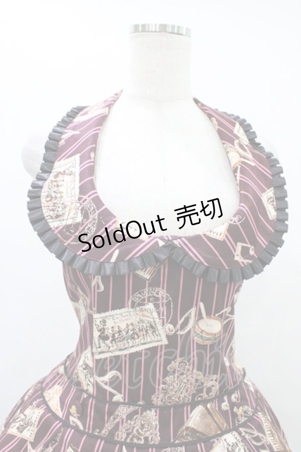 画像4: ALICE and the PIRATES / Teufel von Hameln柄ジャンパースカートII Free ロザリオ(ボルドー) H-25-09-04-1044-PA-OP-NS-ZH (4)