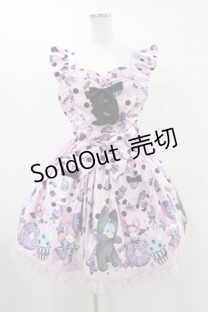 画像: Angelic Pretty / Happy Treat Party Cafeスカート Free ピンク H-25-09-04-1048-AP-SK-NS-ZH