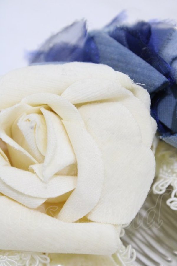 画像3: BABY,THE STARS SHINE BRIGHT / マリィ・アントワネット コサージュリボン  生成り H-25-09-04-1007-BA-AC-NS-ZH (3)