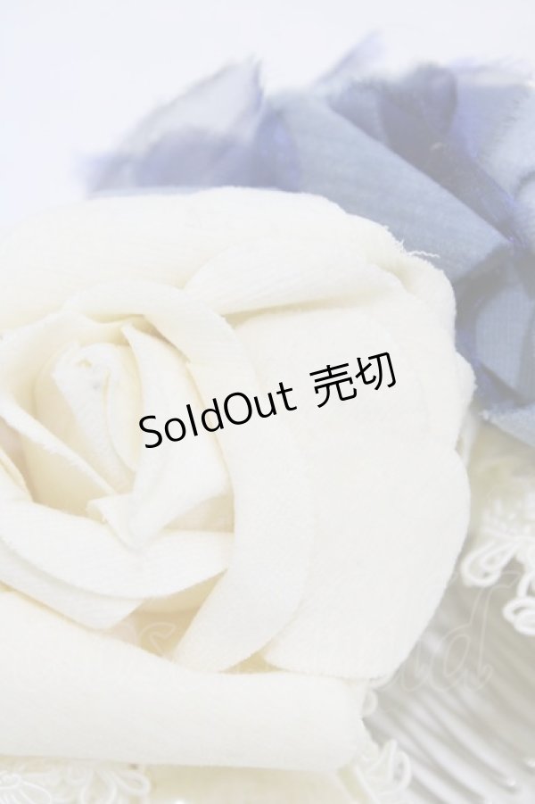 画像3: BABY,THE STARS SHINE BRIGHT / マリィ・アントワネット コサージュリボン  生成り H-25-09-04-1007-BA-AC-NS-ZH (3)