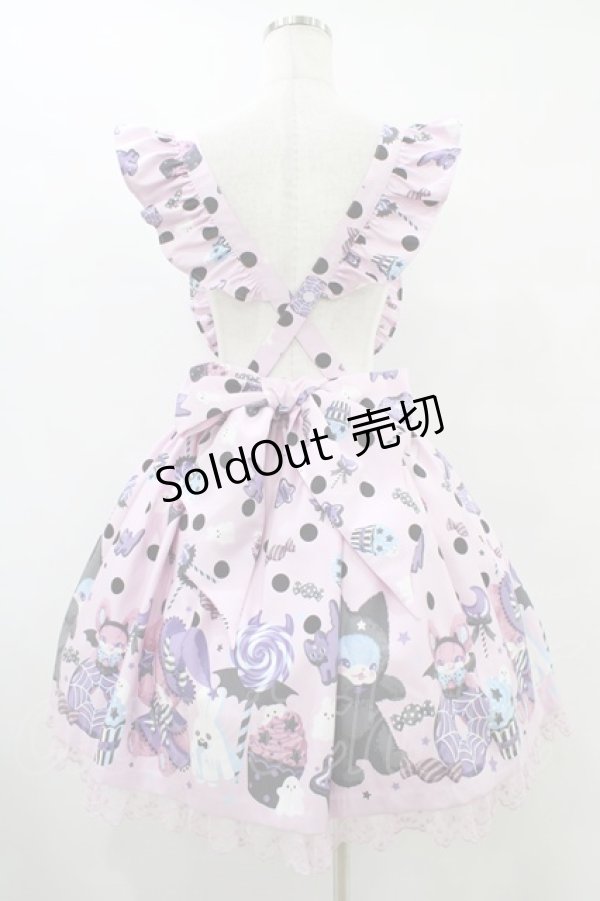 画像2: Angelic Pretty / Happy Treat Party Cafeスカート Free ピンク H-25-09-04-1048-AP-SK-NS-ZH (2)