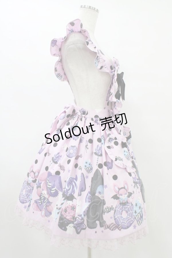 画像3: Angelic Pretty / Happy Treat Party Cafeスカート Free ピンク H-25-09-04-1048-AP-SK-NS-ZH (3)