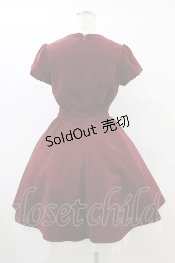 画像2: Secret Honey / サーカス刺繍ワンピース Free ワイン H-25-09-04-1050-CA-OP-NS-ZH (2)