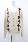 画像1: ALICE and the PIRATES / A/Pダイヤ柄カーディガン Free ベージュ H-25-09-04-1052-PA-TO-NS-ZH (1)