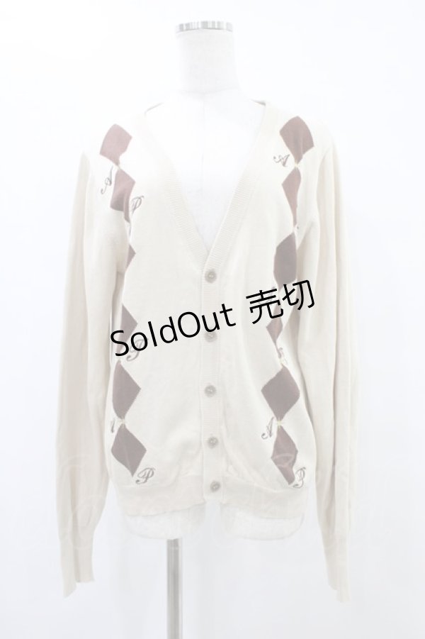 画像1: ALICE and the PIRATES / A/Pダイヤ柄カーディガン Free ベージュ H-25-09-04-1052-PA-TO-NS-ZH (1)