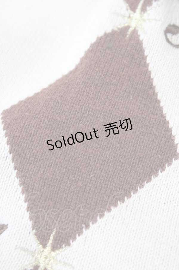 画像4: ALICE and the PIRATES / A/Pダイヤ柄カーディガン Free ベージュ H-25-09-04-1052-PA-TO-NS-ZH (4)