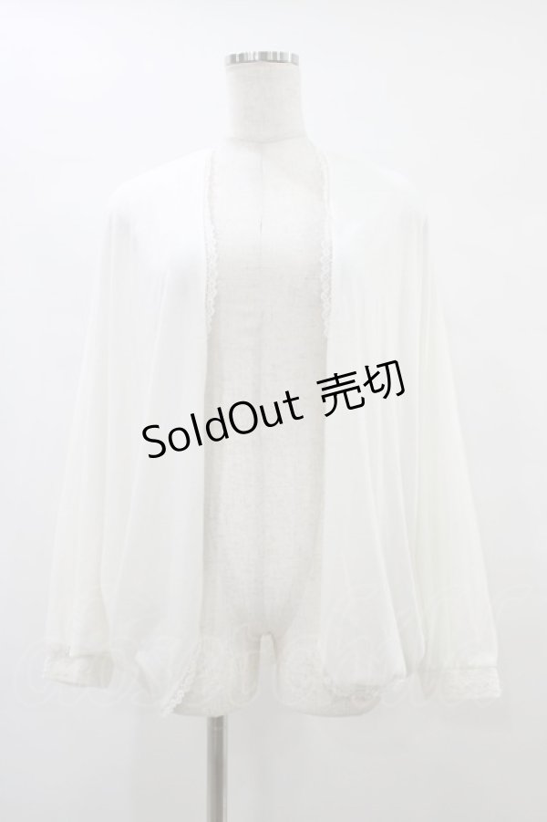 画像1: axes femme / UVカットドルマンカーディガン M オフ H-25-09-04-1053-AX-TO-NS-ZH (1)